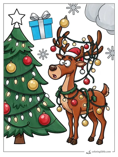Colored example of this coloring page