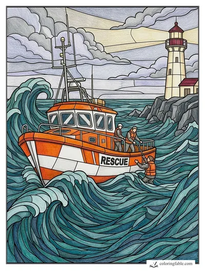 Colored example of this coloring page