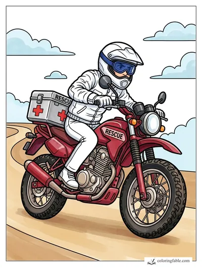 Colored example of this coloring page