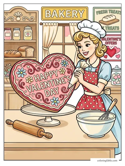 Colored example of this coloring page