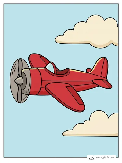 Colored example of this coloring page