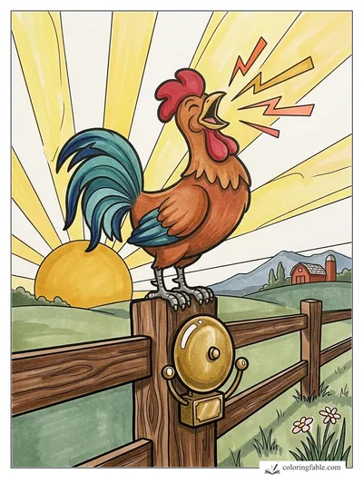 Colored example of this coloring page