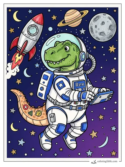 Colored example of this coloring page