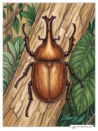 Colored example of this coloring page