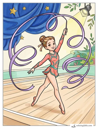 Colored example of this coloring page