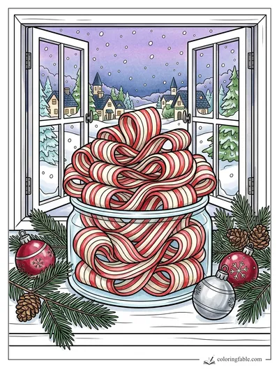 Colored example of this coloring page