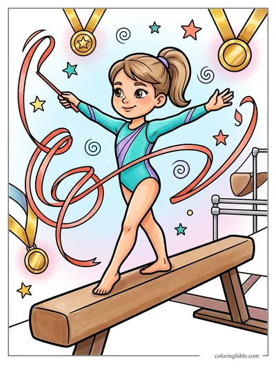 Colored example of this coloring page