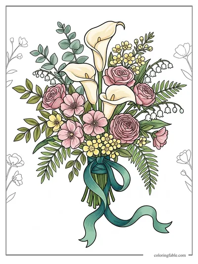 Colored example of this coloring page