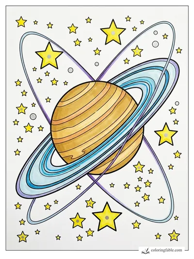 Colored example of this coloring page