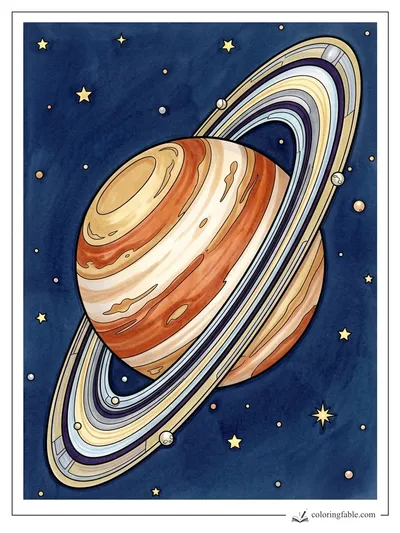 Colored example of this coloring page
