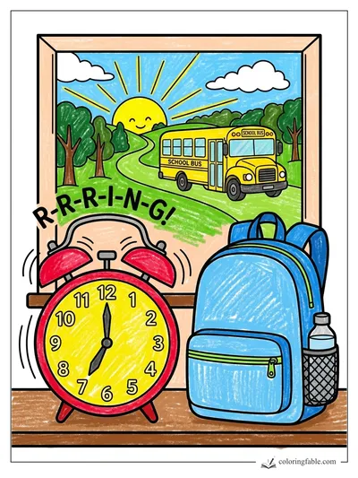 Colored example of this coloring page