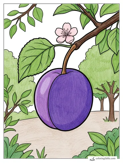Colored example of this coloring page