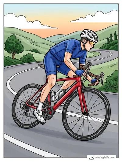 Colored example of this coloring page