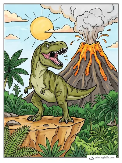 Colored example of this coloring page