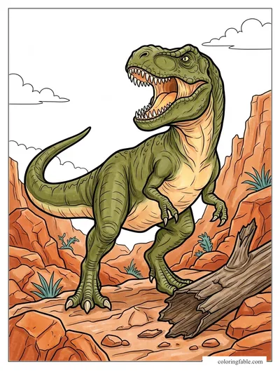 Colored example of this coloring page