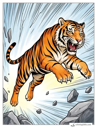 Colored example of this coloring page