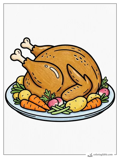 Colored example of this coloring page