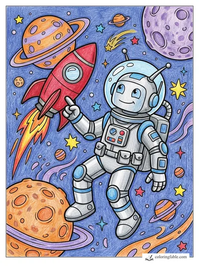 Colored example of this coloring page