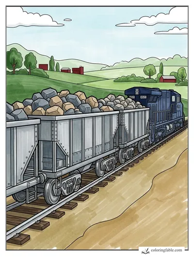 Colored example of this coloring page