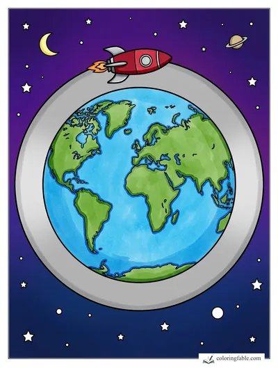 Colored example of this coloring page