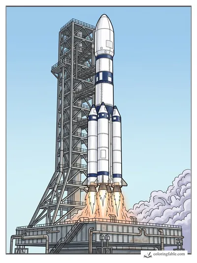 Colored example of this coloring page