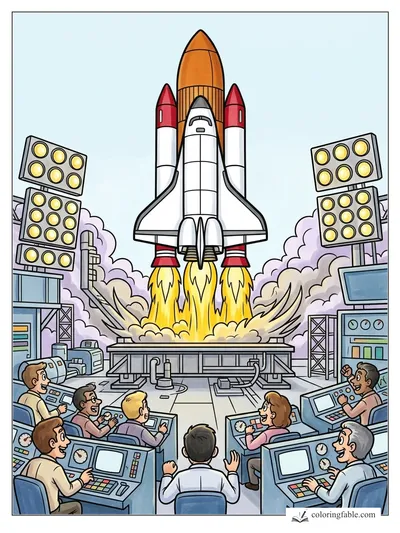 Colored example of this coloring page