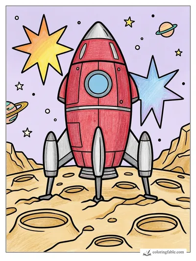Colored example of this coloring page