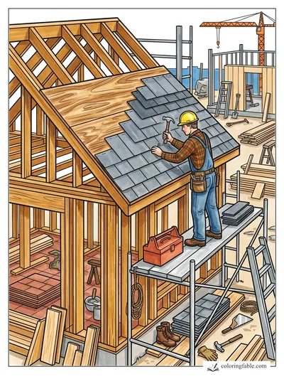 Colored example of this coloring page