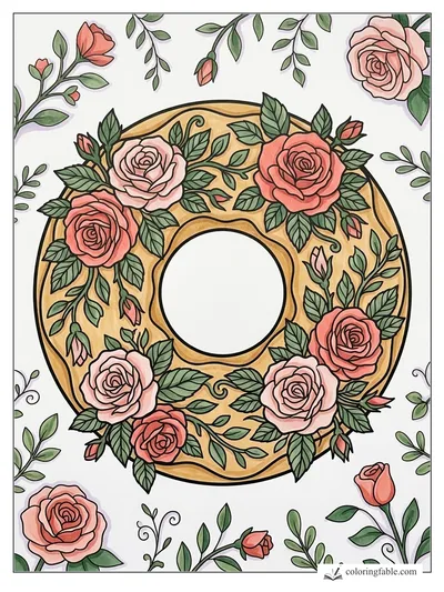 Colored example of this coloring page