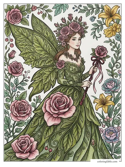 Colored example of this coloring page