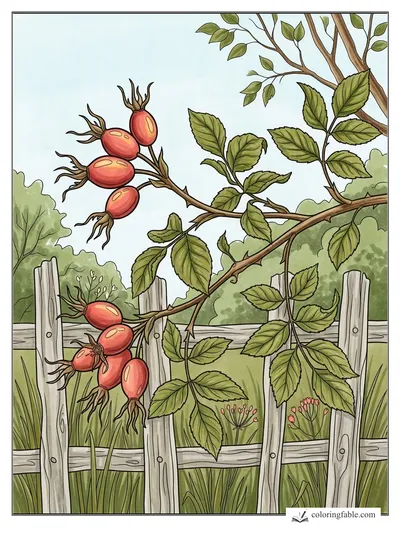 Colored example of this coloring page
