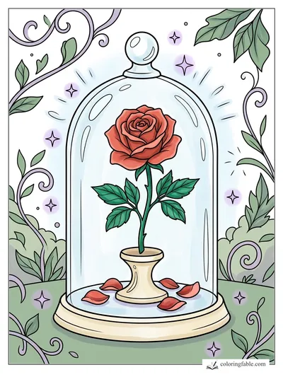 Colored example of this coloring page