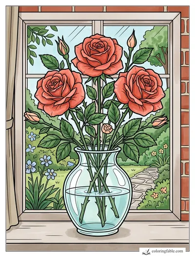 Colored example of this coloring page
