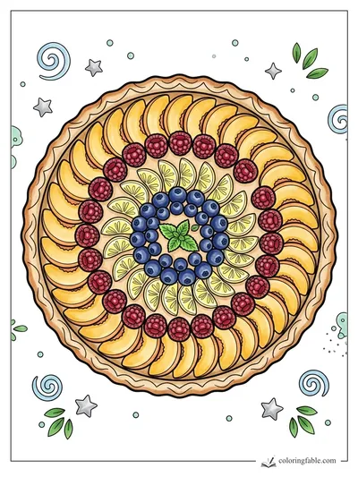 Colored example of this coloring page