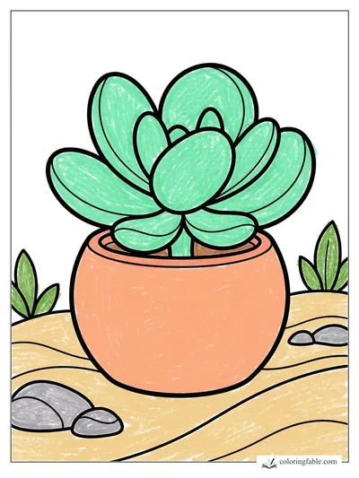 Colored example of this coloring page