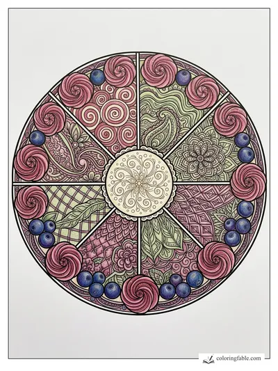 Colored example of this coloring page