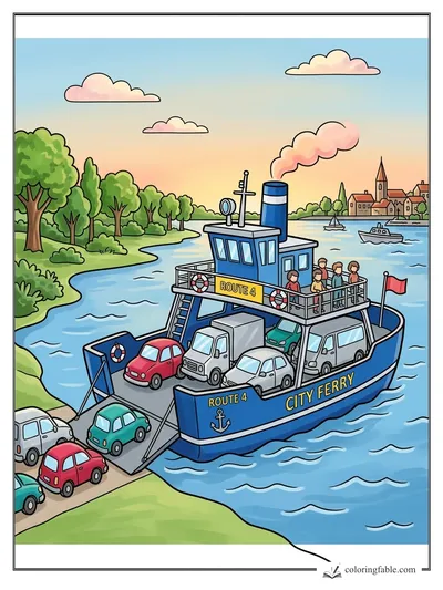 Colored example of this coloring page