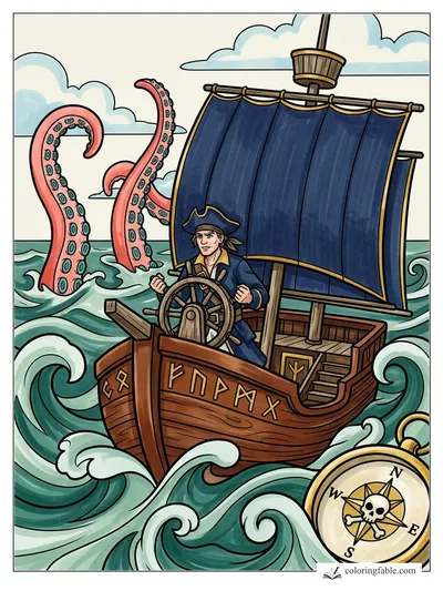 Colored example of this coloring page