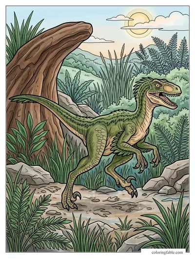 Colored example of this coloring page