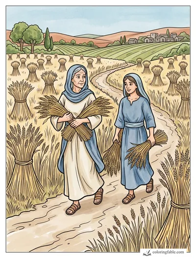 Colored example of this coloring page
