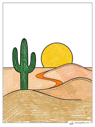 Colored example of this coloring page