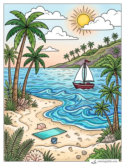 Colored example of this coloring page