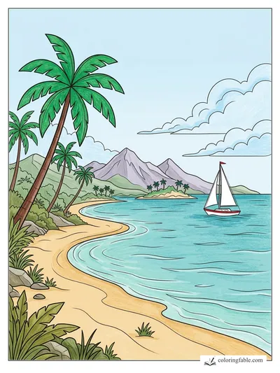 Colored example of this coloring page