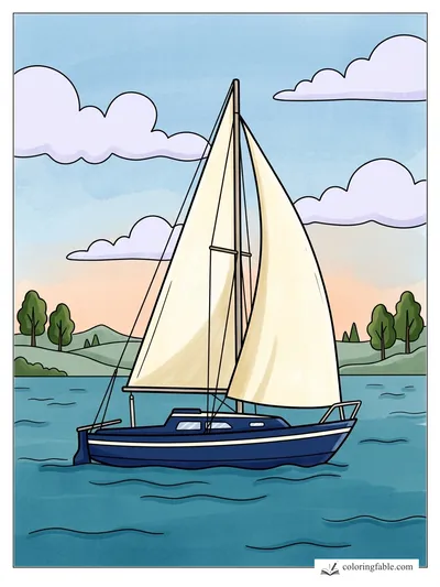 Colored example of this coloring page