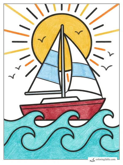 Colored example of this coloring page