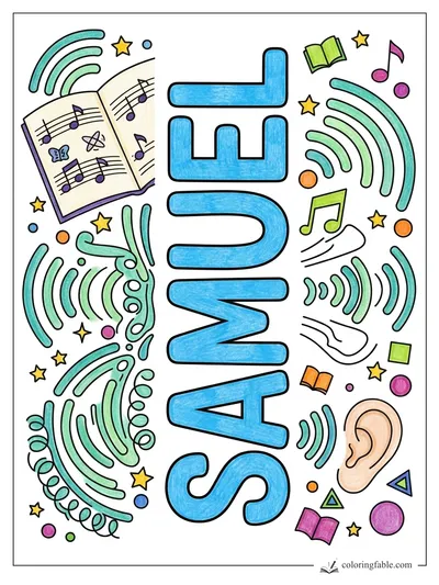 Colored example of this coloring page