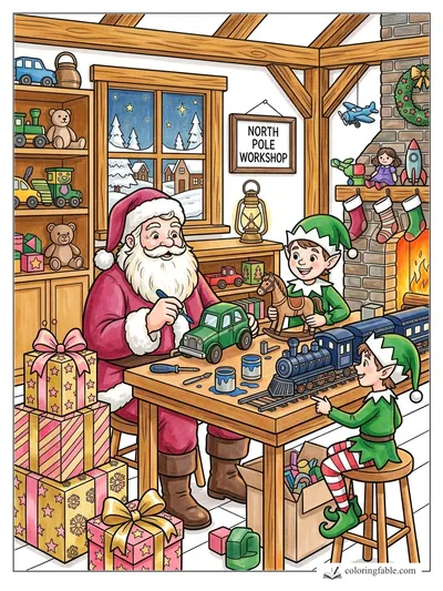 Colored example of this coloring page