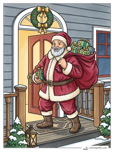 Colored example of this coloring page