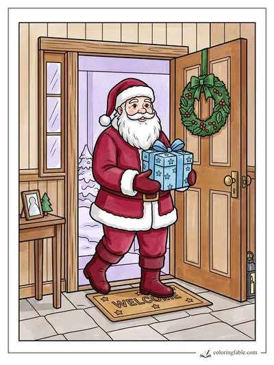 Colored example of this coloring page