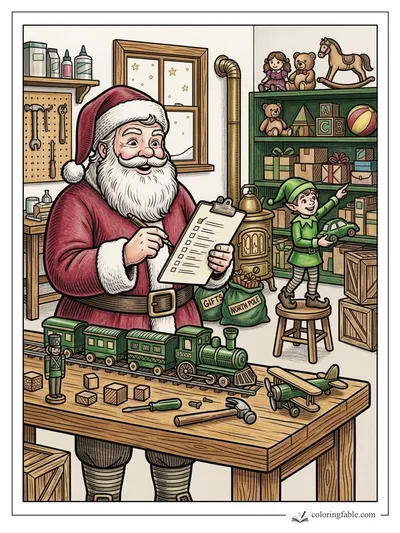 Colored example of this coloring page